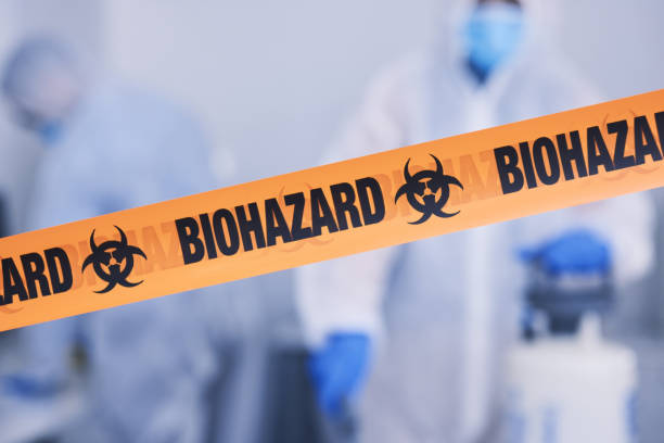 Professional Biohazard Cleanup technician working in Meriden, WY